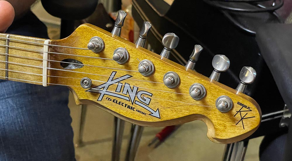 King Electric Guitars Headstock