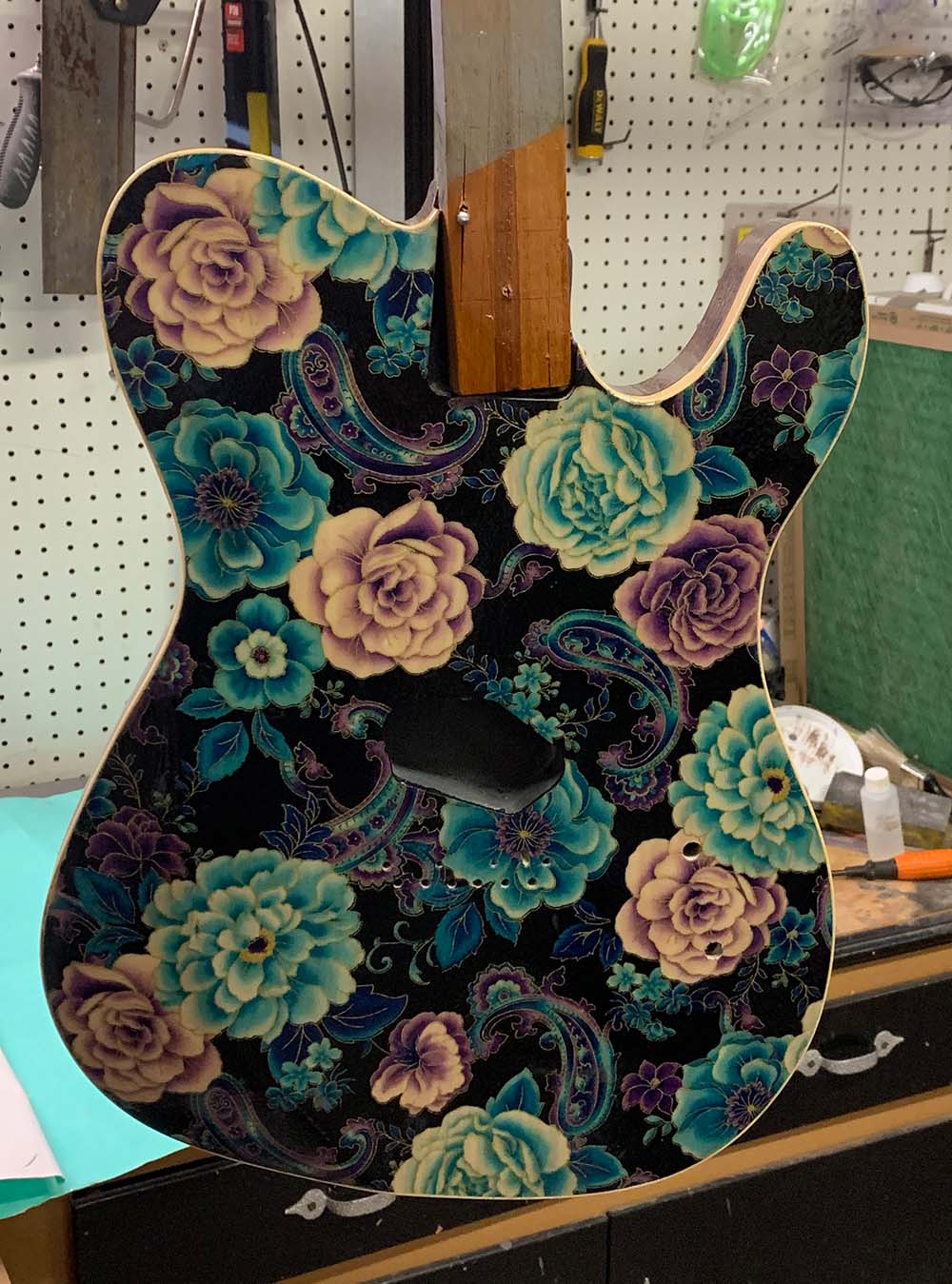 Guitar Finishing Fabric Top