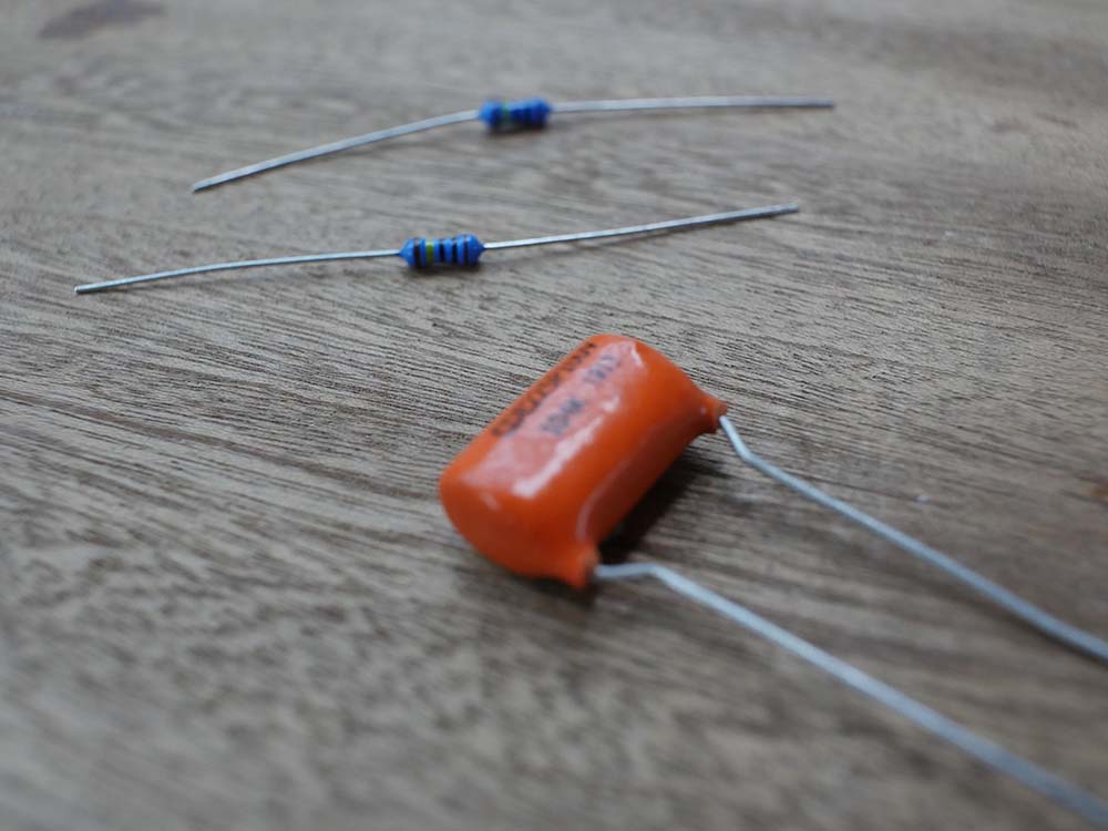 Guitar Electronics Tone Capacitor and Resistors
